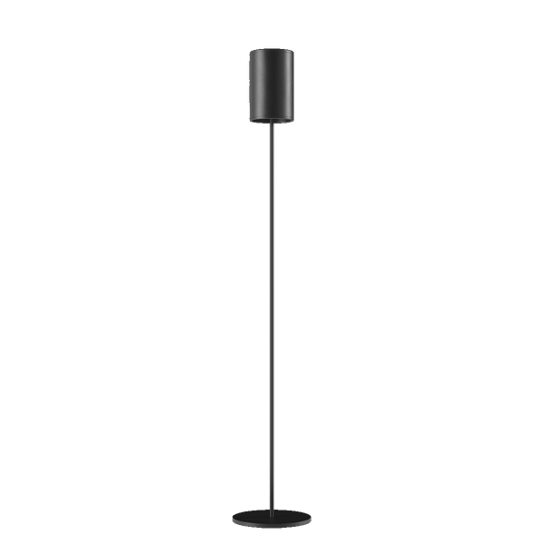 Cylinder Leather Floor Lamp