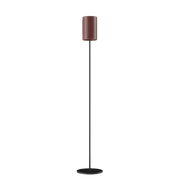 Cylinder Leather Floor Lamp