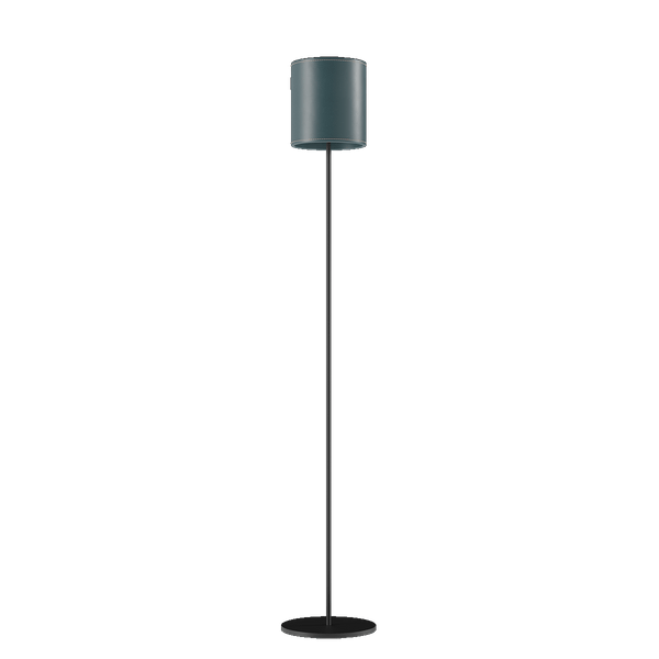 Cylinder Leather Floor Lamp