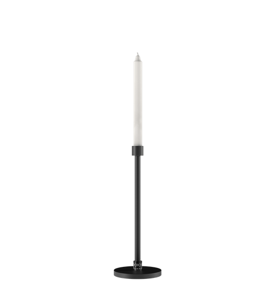 Metal Table Candlestick - Steel Pillar