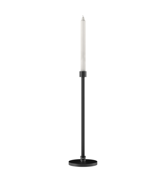 Metal Table Candlestick - Steel Pillar