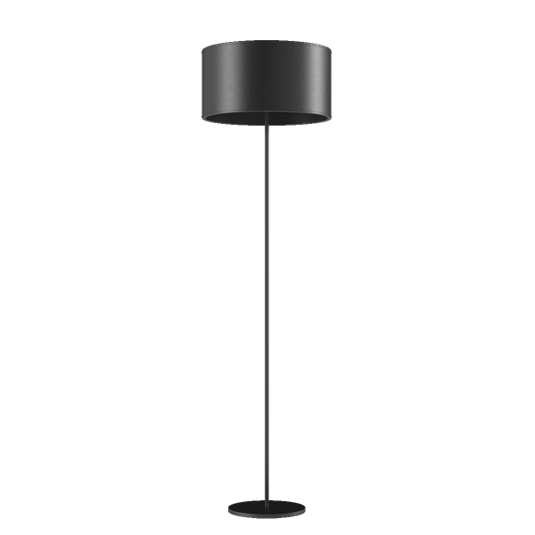 Cylinder Leather Floor Lamp