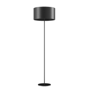 Cylinder Leather Floor Lamp