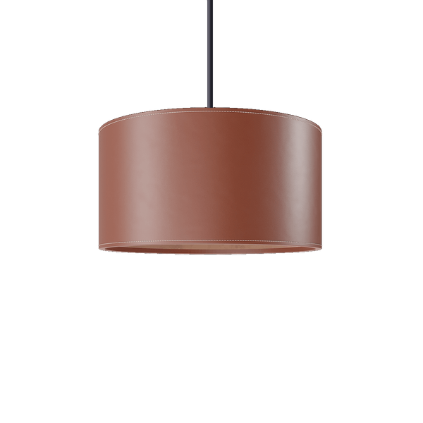 Cylinder Leather Lamp