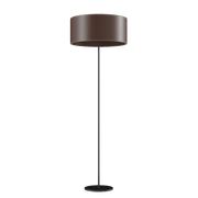 Cylinder Leather Floor Lamp