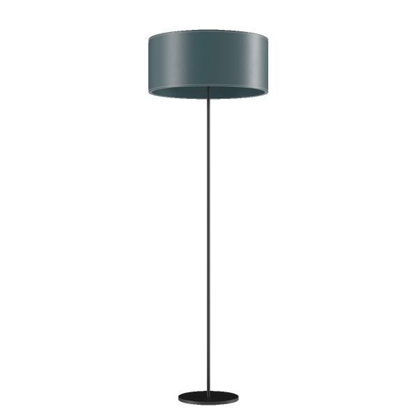 Cylinder Leather Floor Lamp