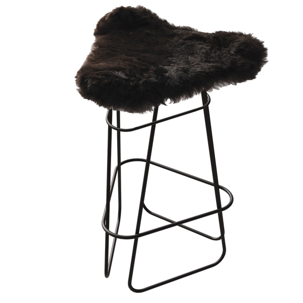 Sheepskin Barstool