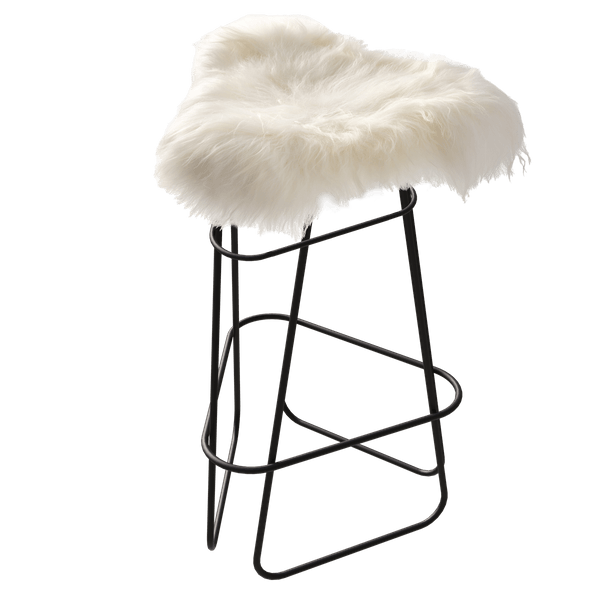 Sheepskin Barstool