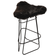 Sheepskin Barstool