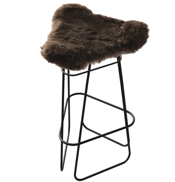 Sheepskin Barstool