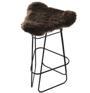 Sheepskin Barstool