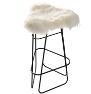 Sheepskin Barstool