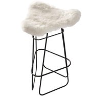 Sheepskin Barstool