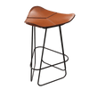 Tabouret de bar en cuir