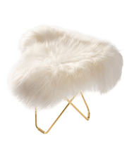 Sheepskin Stool