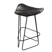 Tabouret de bar en cuir