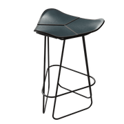 Tabouret de bar en cuir